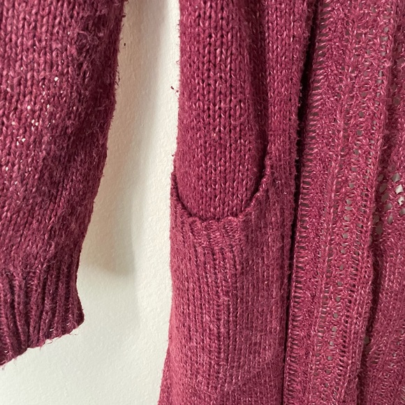 LONG BEAUTIFUL KNITTED CARDIGAN - Picture 8 of 12